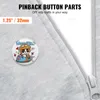 VEVOR Anstecknadeln Button-Teile 32mm 500Stk. für Produktbild-Vorschau 2