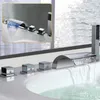 Wannenarmatur 5 Loch Badewannenarmatur mit Handbrause  Produktbild-Vorschau 8