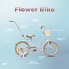 SUN BABY Flower Bike: bicicletta per bambine da 16 pollici, Anteprima dell’immagine prodotto 5