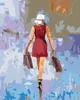 Zuty - Malen nach Zahlen - FASHION FRAU, 40x50 cm, ohne Produktbild-Vorschau 1