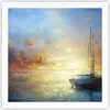 Poster - Poster ohne Rahmen - Segelboot Westen die Sonne - Produktbild-Vorschau 1