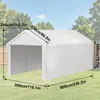 QEENTOE, garage per tende da campeggio, carport 3x6 metri, Anteprima dell’immagine prodotto 2