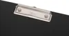 A close-up shot of a black clipboard with a silver metal clip. The brand name 'MAUL' is visible on the clip. Produktbild-Vorschau