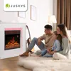 Juskys Elektrokamin 1000 / 2000 W - Eckkamin mit Heizung, Produktbild-Vorschau 7