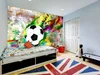 Vlies Fototapete Fussball 400x280 cm Tapeten Wandtapete XXL Produktbild-Vorschau 1