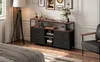 credenza larga 108 cm con illuminazione a LED, 4 cassetti, Anteprima dell’immagine prodotto 9