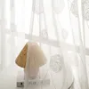 2er Set Vorhänge Bestickter Transparente Voile Gardinen mit Produktbild-Vorschau 3