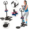Collage of images showing a stepper fitness machine and a woman using it. Náhľad obrázku produktu