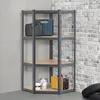 Juskys Eckregal Lageregal Corner Easy 160 x 75 x 40-75 cm | Produktbild-Vorschau 10