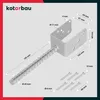 A diagram of a U-shaped post anchor with dimensions and screws. Anteprima dell’immagine prodotto