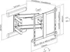 InLine 23118B, 200 x 200 mm, 600 x 400 mm, -10 - 5°, -90 - Podgląd zdjęcia produktu 5