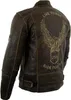 Motorrad Lederjacke im Antik Retro Used Look Adler Prägung Produktbild-Vorschau 2