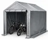 ELANDEPOT Posto auto coperto 296 × 190 × 200 cm grigio Anteprima dell’immagine prodotto 9