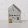 Dekoaufsteller Mein Haus grau weiß natur Holz 3 tlg. Produktbild-Vorschau 7