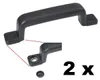 2 Stück - Handgriff / Rangiergriff - Metall Kunststoff Produktbild-Vorschau 2