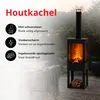 BBQ Collection Houtkachel met Schoorsteen - Tuinhaard 194 x Productafbeelding-voorbeeld 2