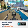 Heimtrainer Fahhrad für Zuhause, leises Fitnessbike mit Produktbild-Vorschau 6