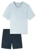 Schiesser heren pyjama, korte mouwen, V-hals - Pyjama set Productafbeelding-voorbeeld 4