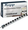 Kopp POWERversal, 1,4 m, Drinnen, Typ F, Schwarz, Silber, Produktbild-Vorschau 1
