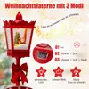 COSTWAY 185cm Weihnachtslaterne, Straßenlampe Produktbild-Vorschau 4