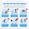 Diagrams showing faucet types that the product does not fit. Náhled obrázku produktu