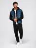Ombre Clothing Herren-Jeansjacke Tuck schwarz blau L Produktbild-Vorschau 5