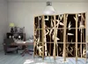 Schermo XXL bambù 225x171 cm 5 pezzi monofacciale elegante Anteprima dell’immagine prodotto 2