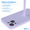 A close-up of a purple phone case with text describing its features. Produktbild-Vorschau