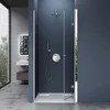 doporro Porte de douche pliable 90cm paroi de douche Voir les images du produit 2