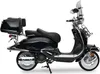 Motorroller 50 ccm Burnout EasyCruiser Schwarz Metallic 45 Produktbild-Vorschau 6
