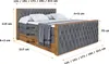 ALTDECOR Boxspringbett mit Matratze und Lattenrost, Topper, Produktbild-Vorschau 6