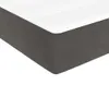 vidaXL Lit boxspring avec matelas gris foncé 100x200 cm Voir les images du produit 8