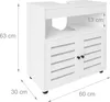 Mobile sottolavabo Relaxdays, A x L x P: 63 x 60 x 30 cm, 3 Anteprima dell’immagine prodotto 4