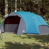 vidaXL Tenda familiare con ventilazione 8 persone Blu Anteprima dell’immagine prodotto 2