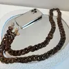 Brown Chocolate Transparant Cord Hülle - Long Cord  - Produktbild-Vorschau 4