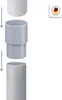 INEFA Fallrohr Verbinder, PVC DN75 / 75mm Grau Produktbild-Vorschau 3
