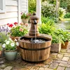 Outsunny Gartenbrunnen Wasserspiel Springbrunnen Produktbild-Vorschau 7