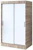 Schiebetürenschrank 120x200cm - Sonoma Eiche & Weiß Matt - Produktbild-Vorschau 1