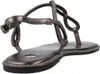 LA STRADA Damen Sandalen aus Kunstleder in Silber, Produktbild-Vorschau 3