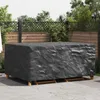 vidaXL Möbelbezug Uni Schwarz 240 x 180 x 100 cm 210D Produktbild-Vorschau 2