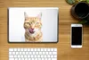 MuchoWow® Laptop Aufkleber Sticker Cover Katze - Zunge - Produktbild-Vorschau 2