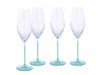 CreaTable, 24587, Swirly transparent, Sektglas 4-tlg, Glas Produktbild-Vorschau 1