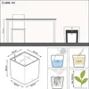 LECHUZA-Pflanzgefäß CUBE Premium 40 Weiß Hochglanz | Produktbild-Vorschau 13