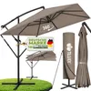 tillvex® Ombrellone rettangolare in alluminio Ø 330 cm Anteprima dell’immagine prodotto 1