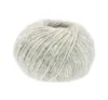 A ball of light gray and white yarn on a white background. Produktbild-Vorschau