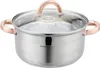 Klausberg Dampfgarer 22 cm Edelstahl Roségold Produktbild-Vorschau 5