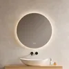 EMKE Specchio da bagno a LED rotondo, diametro 70 cm. Anteprima dell’immagine prodotto 1