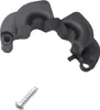 A black rubber part and a silver screw are shown against a white background. Produktbild-Vorschau