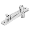A stainless steel 360-degree rotation door pivot hinge is shown against a white background. Voir les images du produit