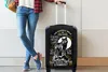 MuchoWow® Koffer Handgepäck Trolley Rollkoffer Kleine Produktbild-Vorschau 5